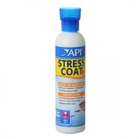 API API AP085Q 32 oz Stress Coat Plus Aquarium Water Conditioner AP085Q